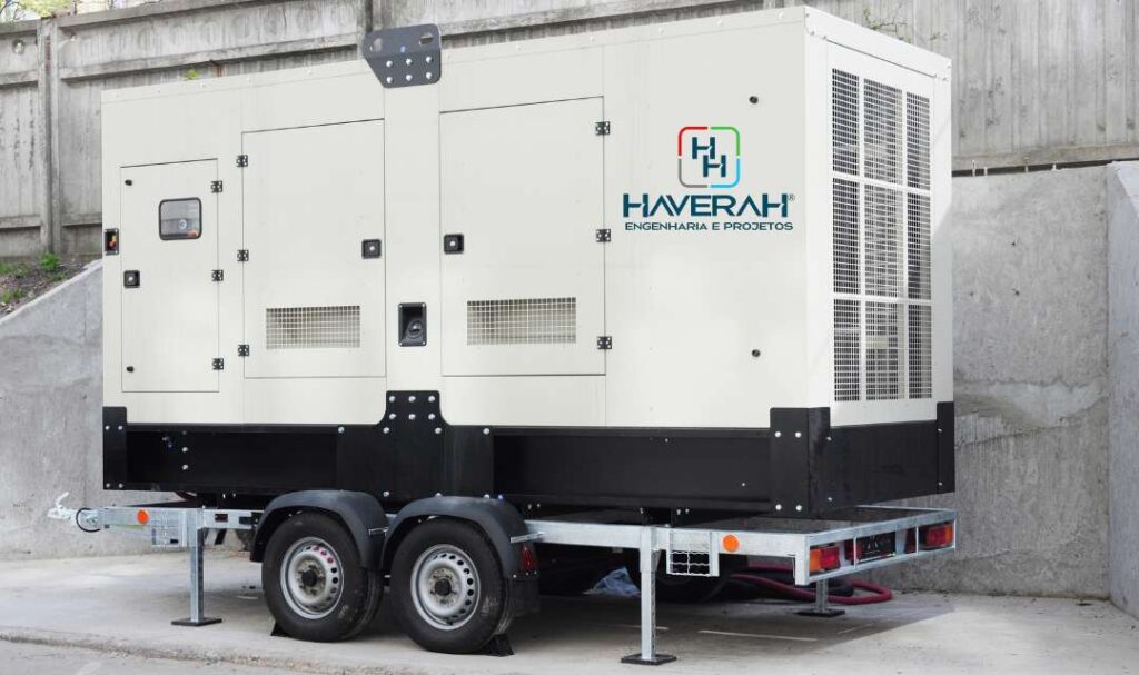 Gerador para uso industrial e eventos de médio porte