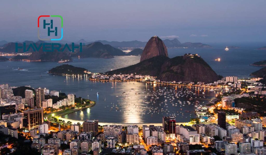 Mapa das regiões atendidas pela Haverah no estado do RJ
